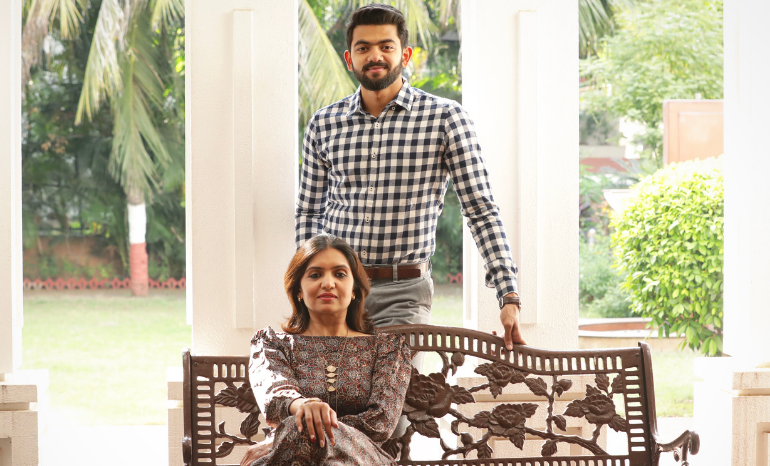 Siddharth Shah and his mother, the founders of Groboco Foodworks